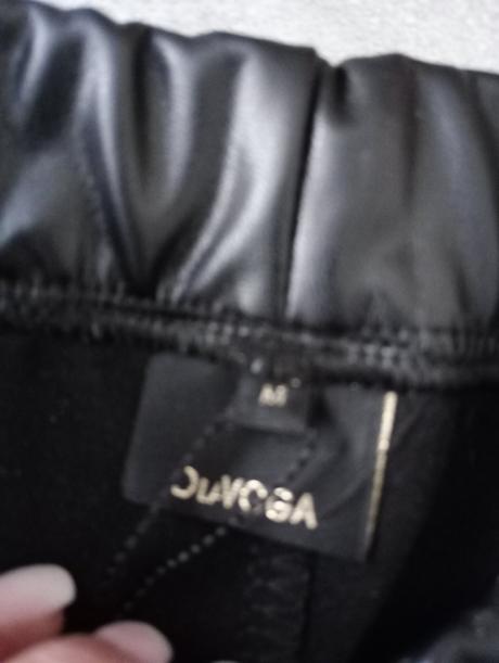 Ola voga zateplené koženkové legíny, m