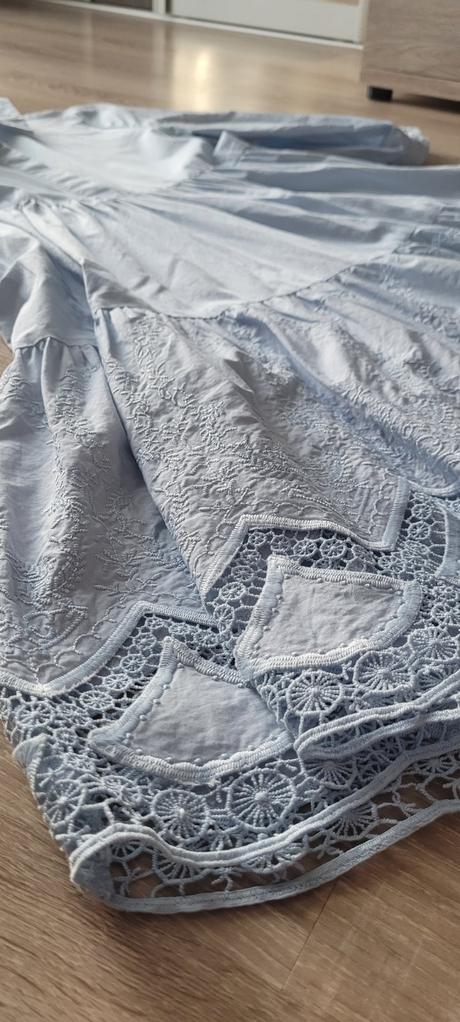 Šaty s vyšívanou sukňou, orsay,xs