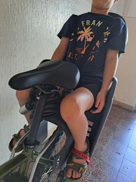 Detská sedačka na bicykel,
