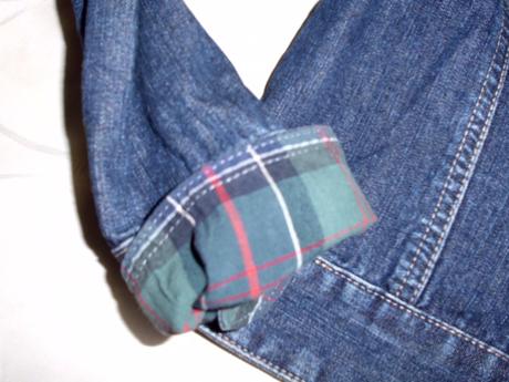 Riflová bunda m-l, tommy hilfiger,m