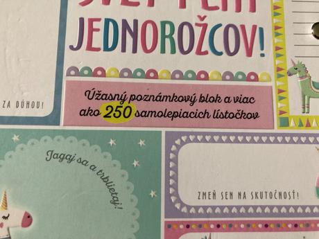 Svet plný jednorožcov blok,