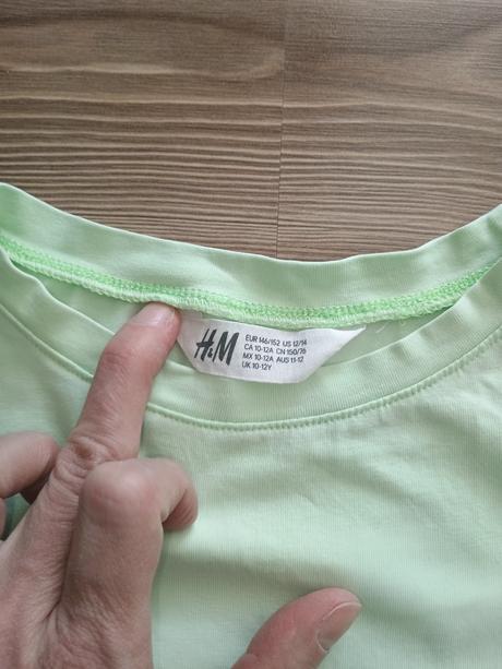Tričko crop top hm 146-152, h&m,146