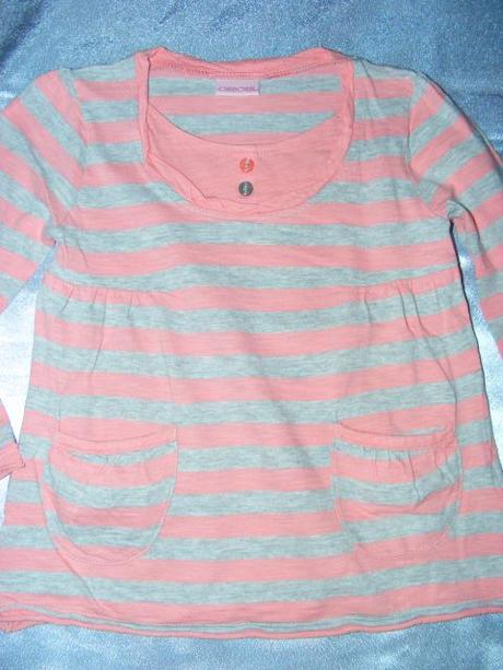 Prúžkavá tunika - tričko zn. cherokee - 98/104, cherokee,104