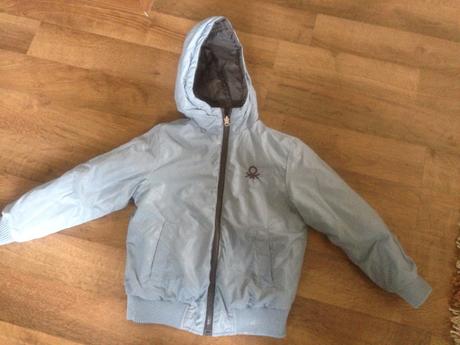 Obojstranná chlapcenska bunda 122-128, 128