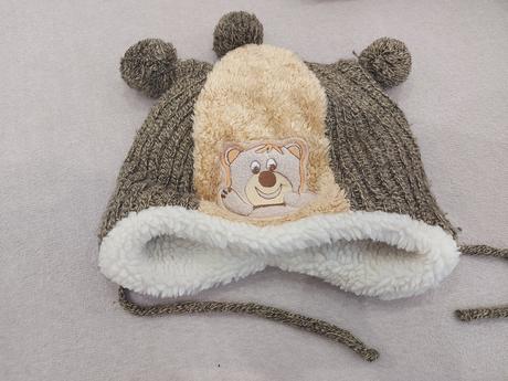 Zimná bundička + čiapka grátis, topolino,98