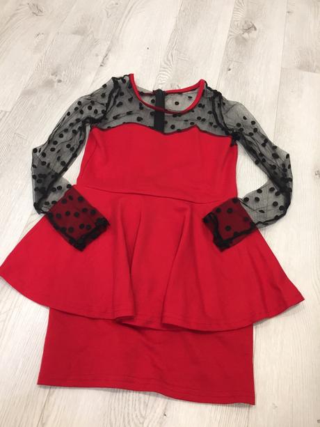 Šaty so sieťkovými rukávmi, xs