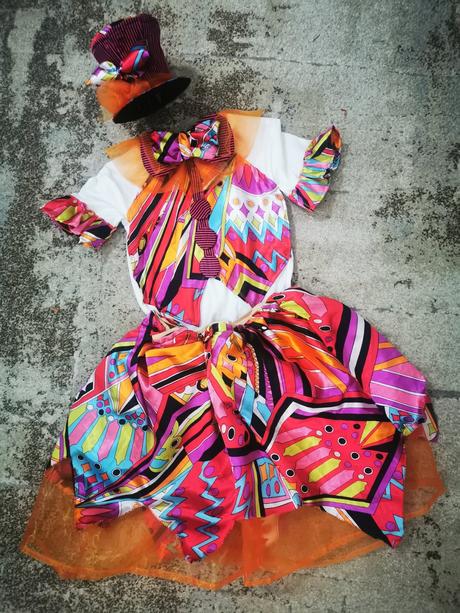 Kostým klaun dievča akt., 