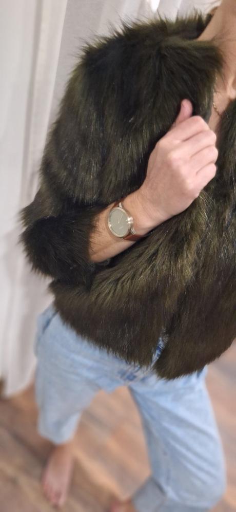 Kozuch stradivarius kabat bunda  36/38, stradivarius,m