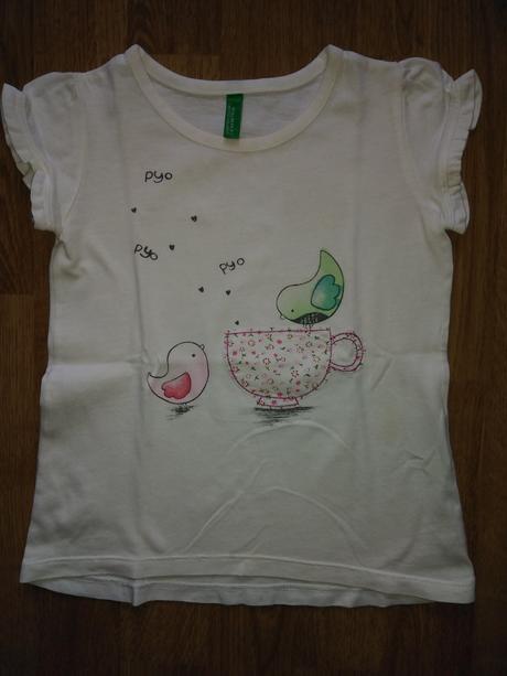 Balík tričiek kr. rukáv 92/98, benetton,92