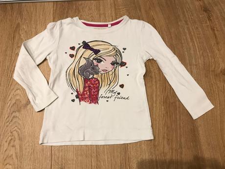 Tricko s dievcatkom, c&a,110
