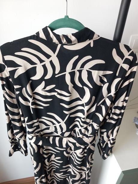 Čierne košeľové šaty s opaskom reserved 38/40 m/l, reserved,l