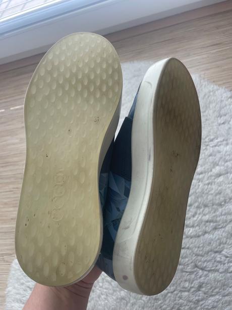 Modre kvetovane slip-on ecco, ecco,37