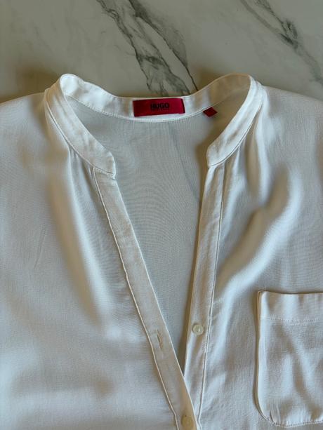 Hugo boss bluzka z viskozy 36, hugo boss,36