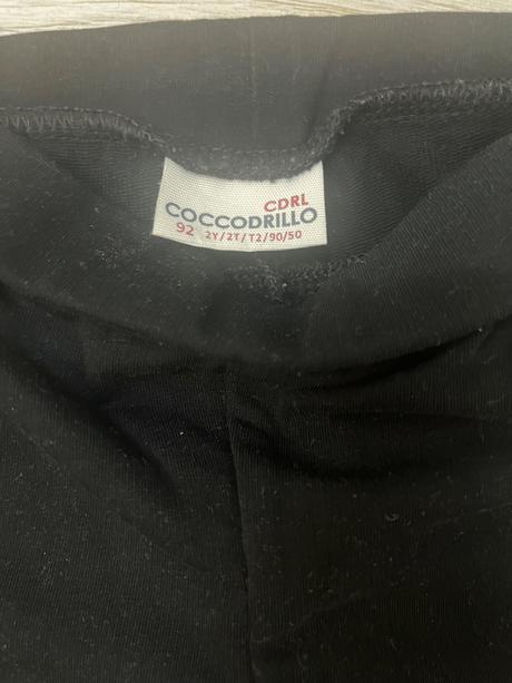 Čierne nohavice so strieborným pasikom, coccodrillo,92