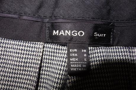 Nohavice mango kohútia stopa, mango,38