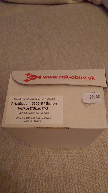 Topánky rak, rak,17