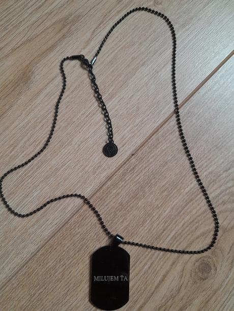 Prívesok milujem ťa s retiazkou,