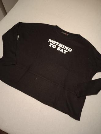 Tenký oversize kratky pulover, xs