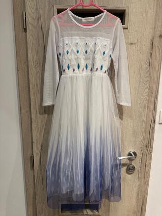 Šaty frozen/elza/snehová kráľovná 130, 