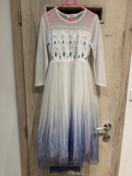 Šaty frozen/elza/snehová kráľovná 130,