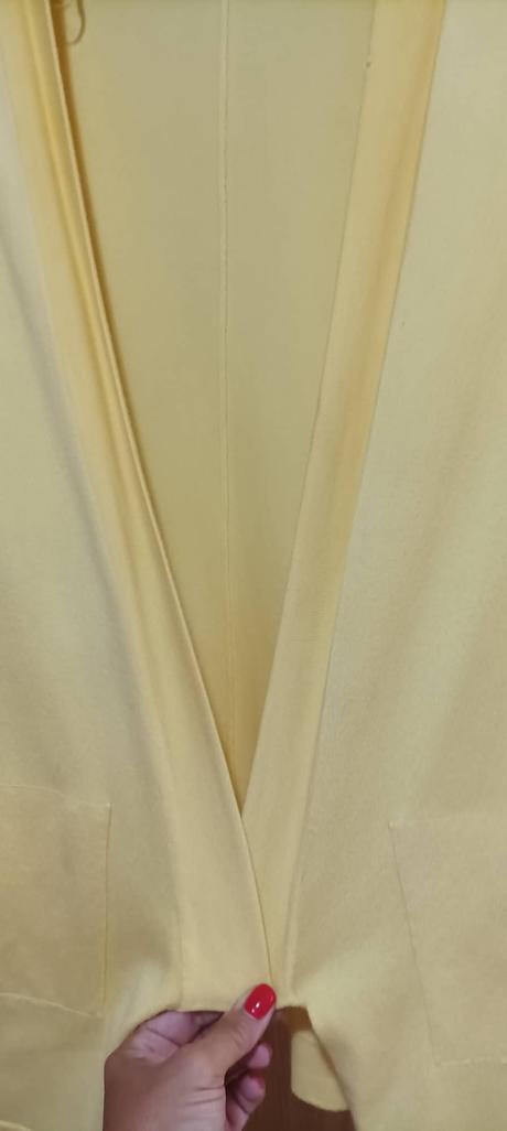 Žltý predĺžený sveter, zara,l