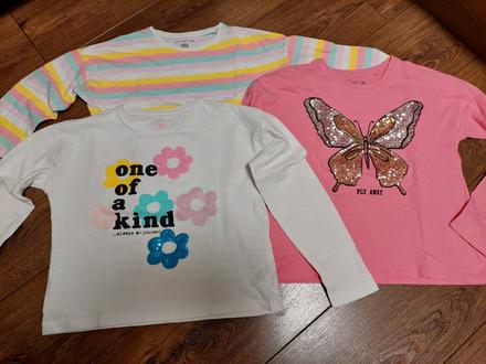 Tričká 3ks - 140/146, f&f,146