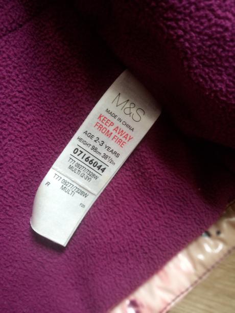 Bundicka do dazda, marks & spencer,98