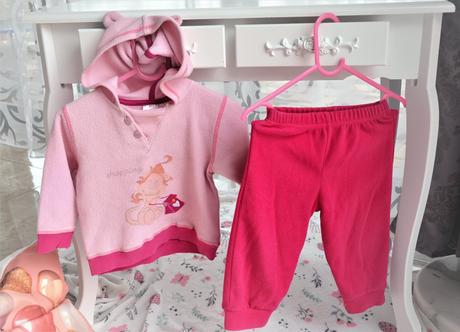 Flísová teplučká súprava-74/80, 74