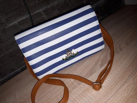 Kabelka- námornícky štýl oriflame +šaty, oriflame