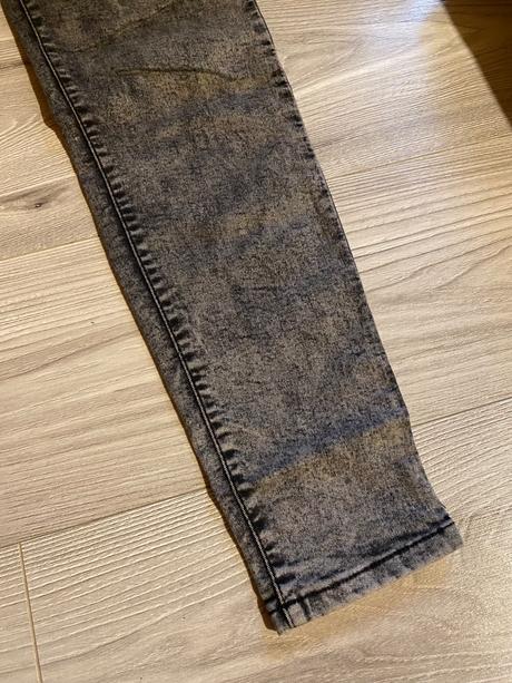 Sivé/mramorované skinny džínsy bershka, bershka,40