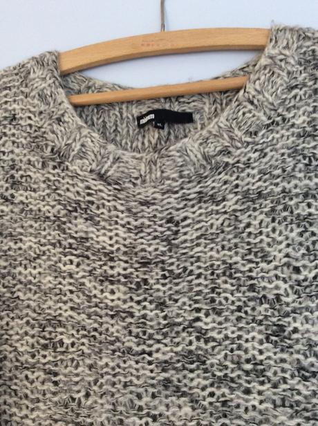 Melírovaný teplý pulóvrik xl/xxl, xxl