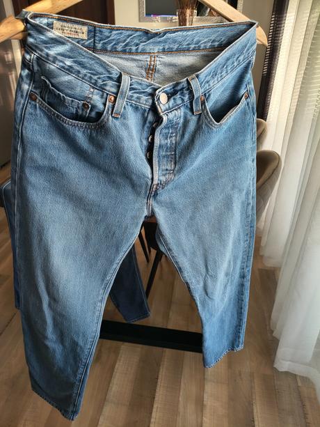 Levis 501 rovné štýlové rifle s vysokým pásom s-m, levis,m