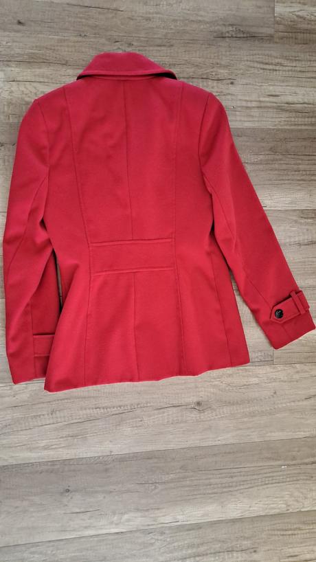 Cerveny prechodny kabat, f&f,36