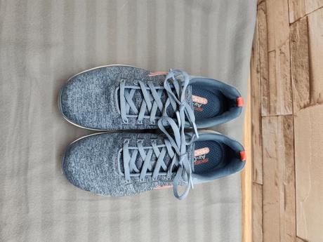 Skechers 37 - dámske svetlomodré tenisky, skechers,37