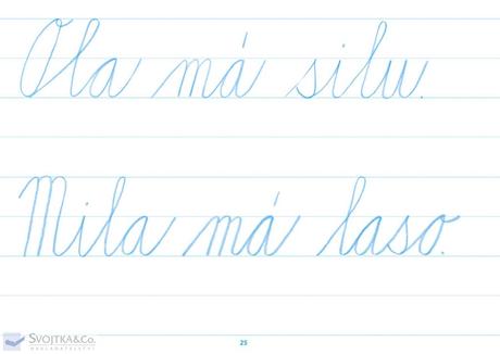 Písanka 3 prvé písmená,