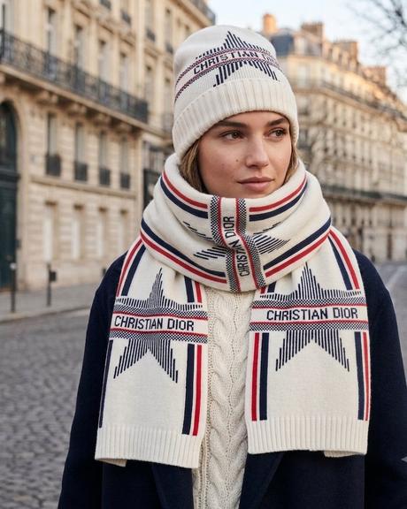 Originál christian dior šál a čiapku, louis vuitton