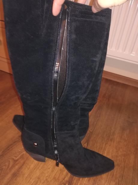 Semišove zimné čižmy, 38