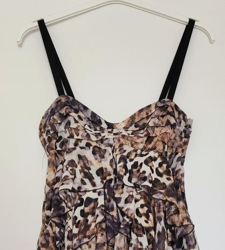 Leopardie šaty h&m, h&m,m