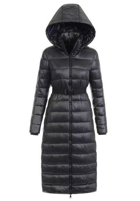 Dámska dlhá prešívana bunda na zimu felicita, l / m / s / xl / xxl