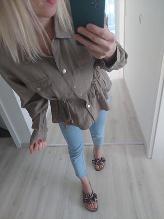 Khaki košela only, only,s