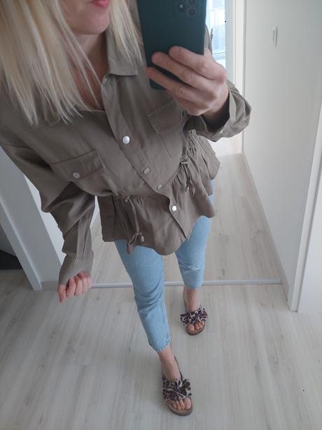 Khaki košela only, only,s