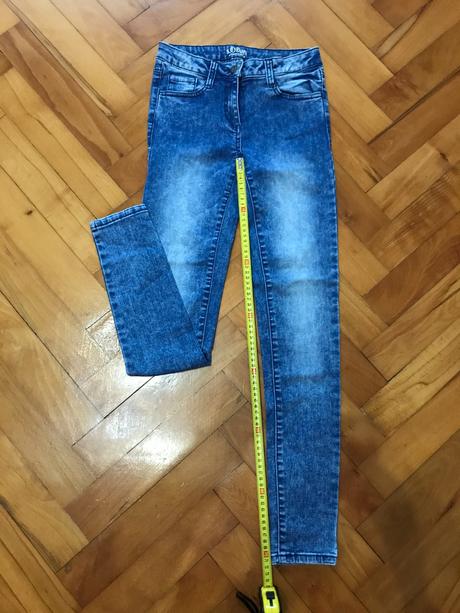 Dievčenské jeansy, rifle - s. oliver, s.oliver,164