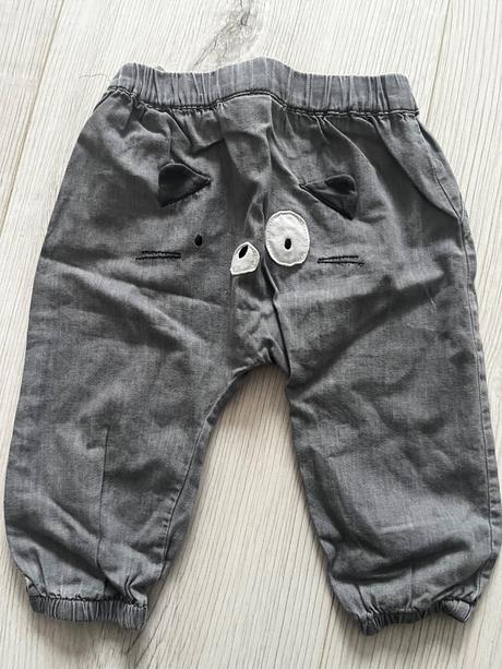 Tenké nohavice širokého strihu s veselým obrazkom, primigi,68