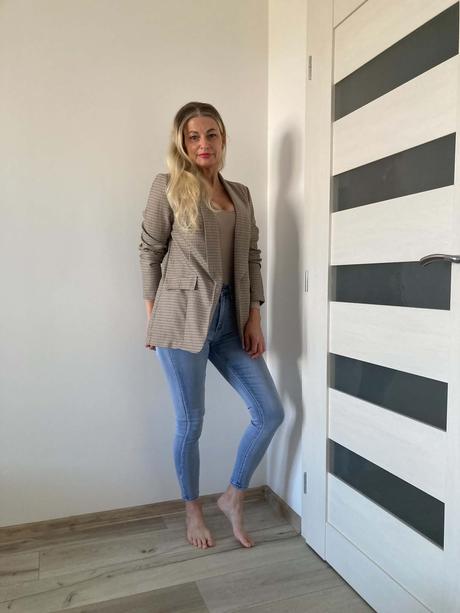 Tom tailor kárované sako s, s
