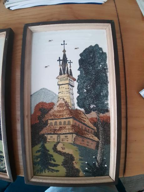 Trblietavý maľovaný obraz, 