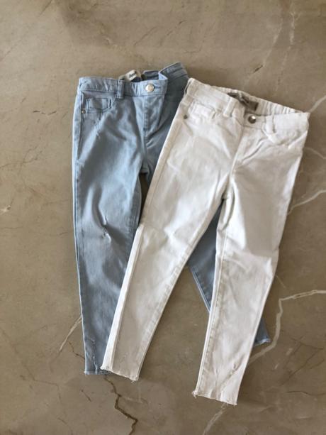 Dievčenské rifle letné, primark,104