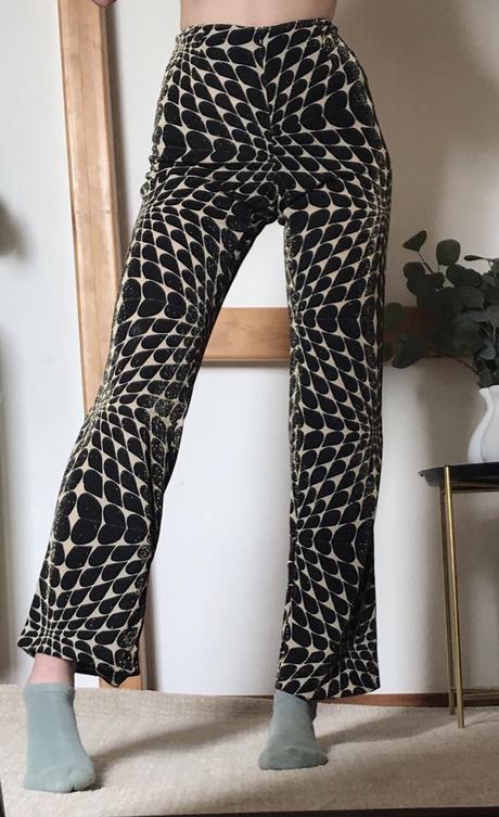 Wide leg nohavice, s