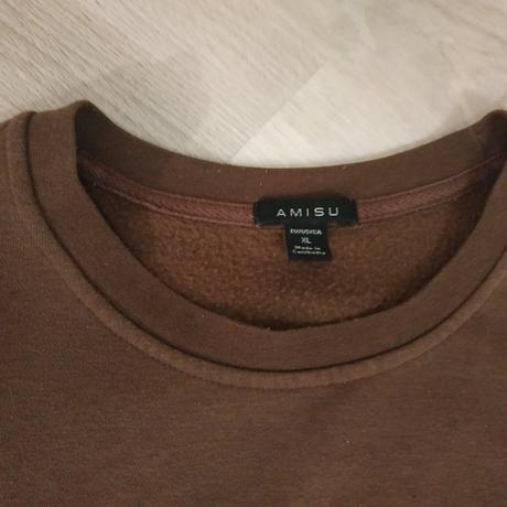 Hnedá mikina, xl, amisu,xl