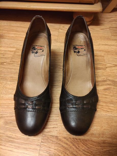 Kožené lodičky baťa, baťa,38