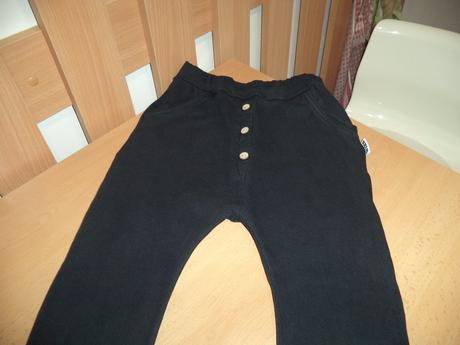 Čierne nohavice wilks, 128, 128